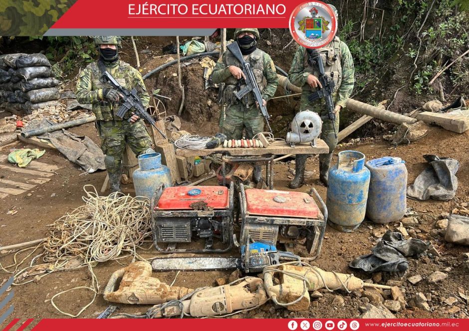 Ejército golpea a la minería ilegal en la frontera norte