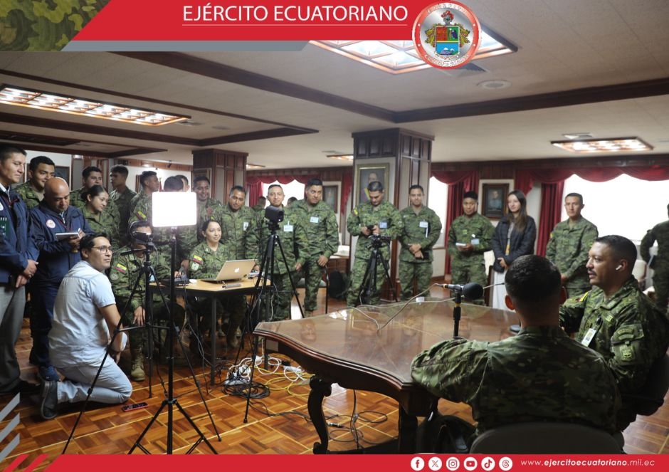 Finalizó jornada de capacitación en comunicación para personal del Ejército Ecuatoriano