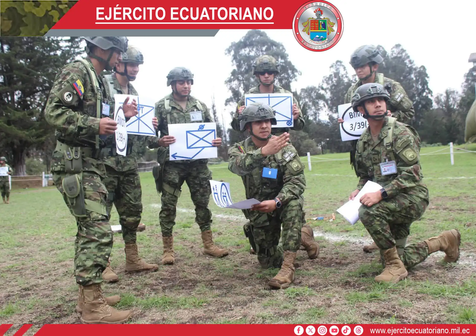 Alumnos de la Academia de Guerra del Ejército son evaluados en el módulo de conducción militar
