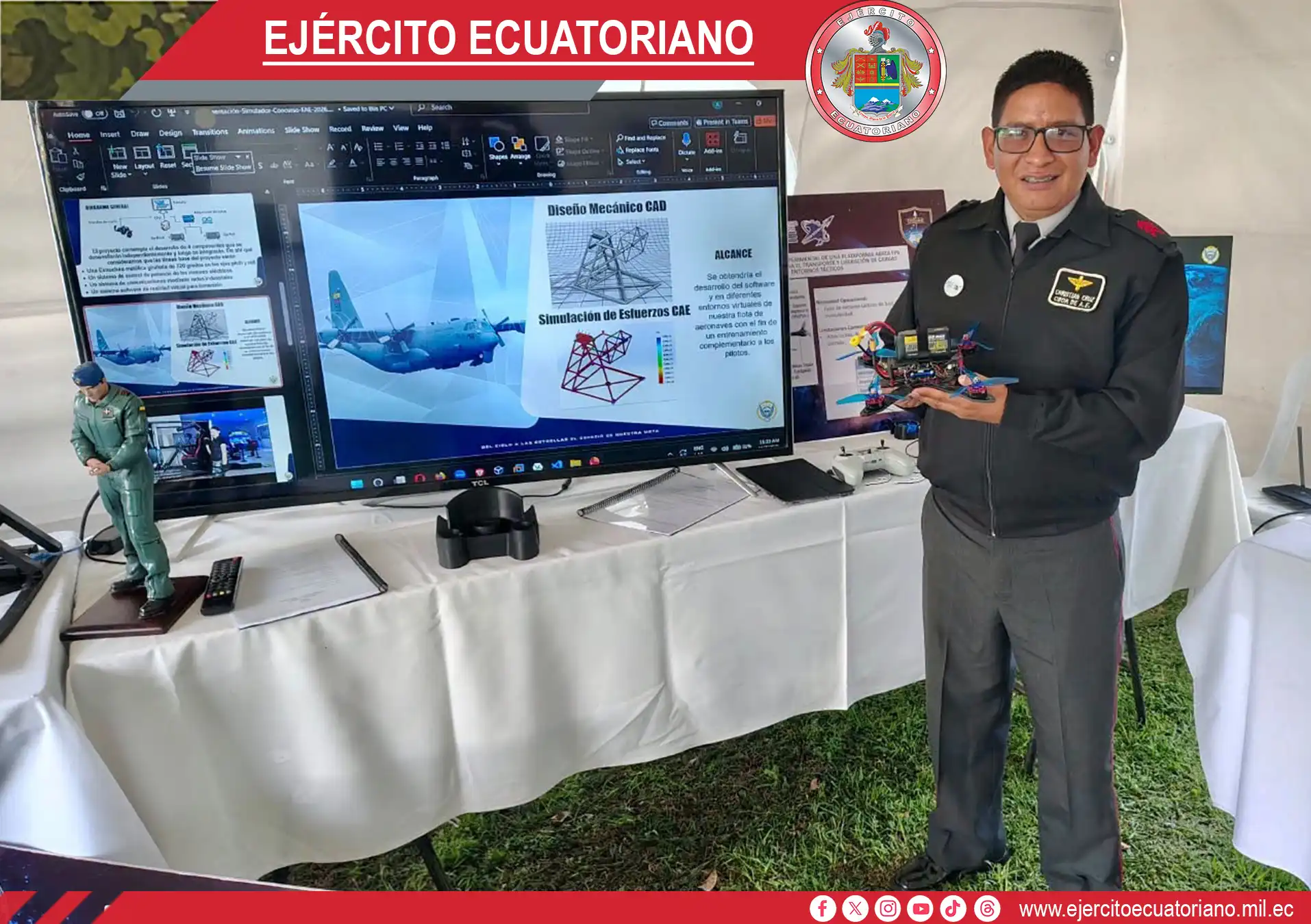 El CEMAE destaca con tecnología propia en el Concurso de Ingenios Militares