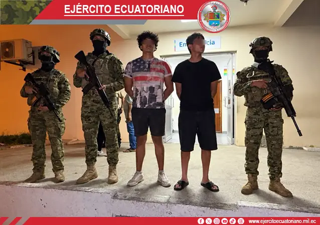 Aprehenden a dos personas y decomisan sustancias sujetas a fiscalización en Santa Elena