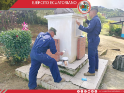 Ejército Ecuatoriano realiza acción cívico militar en la provincia de Imbabura