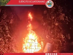 Se ejecutó operación militar contra la minería ilegal en Zamora Chinchipe  