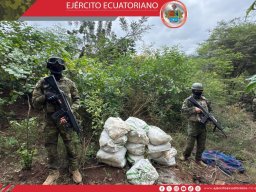 Ejército Ecuatoriano ejecutó operación contra la minería ilegal en Loja 