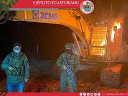 Se ejecutó operación militar contra la minería ilegal en Zamora Chinchipe  