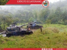 Vehículos blindados AMX-13 participaron en nueva operación militar contra la minería ilegal 